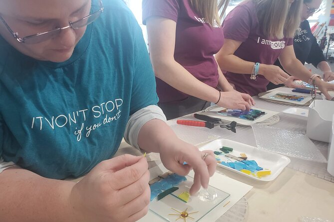 Break It and Make It: A Glass Fusing Session in Everett - Your color library: dozens of transparent and opaque options