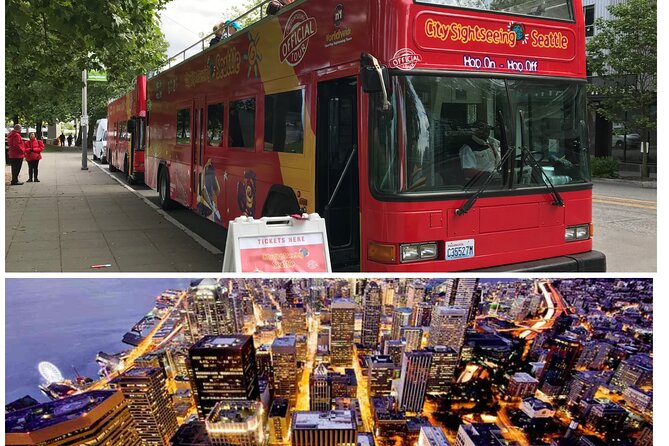City Sightseeing Seattle HOHO Bus Tour + Bookable Extras - Meeting Point at 600 Broad Street, Plus How to Find Your Stop
