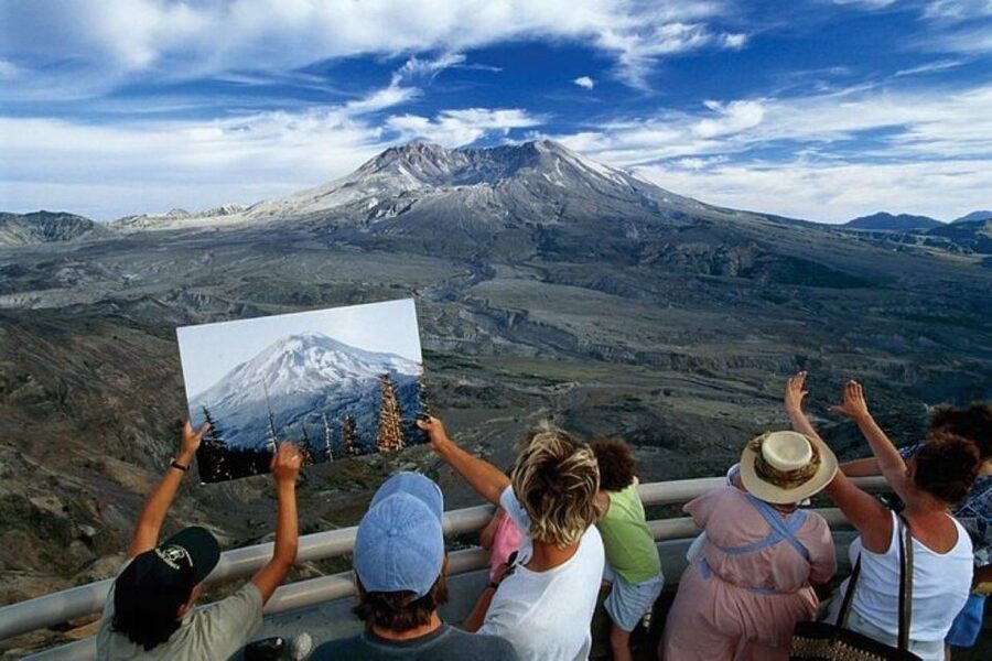 From Seattle: Mt Saint Helen Tour - Johnston Ridge Observatory: the David Johnston moment and modern monitoring