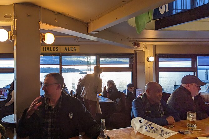 Happy Hour Tour of Pike Place Market - Stop 6: The Pike Place Brewery at Pike Brewing Company, craft beer time