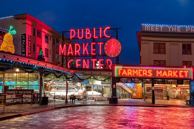Seattle Enchanting Night Tour with Space Needle and Skywheel - Stop 1: Seattle Great Wheel at Night (30 Minutes, Ticket Included)