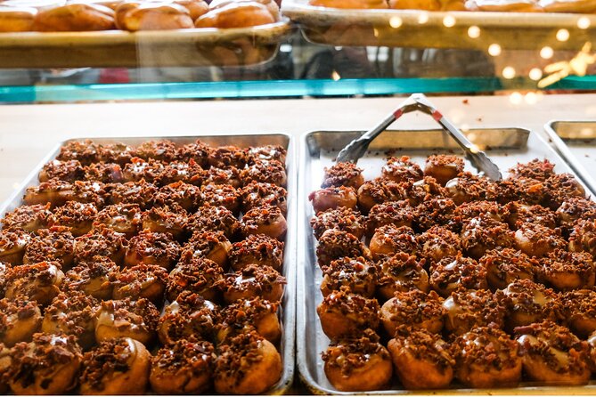 Seattle Holiday Donut Adventure & Walking Food Tour - Stop 3 by Amazon Spheres: a landmark snack break