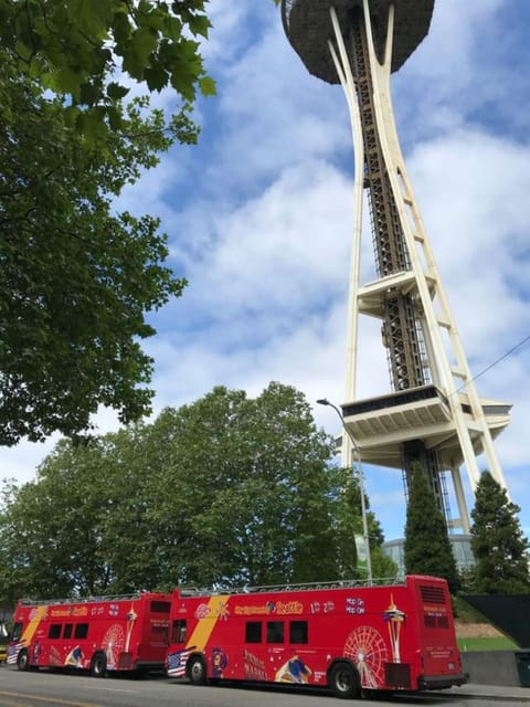 Seattle: Hop-on Hop-off Bus Tour and Sky View Observatory - Seattle Central Library, Convention Centre, and the museum route