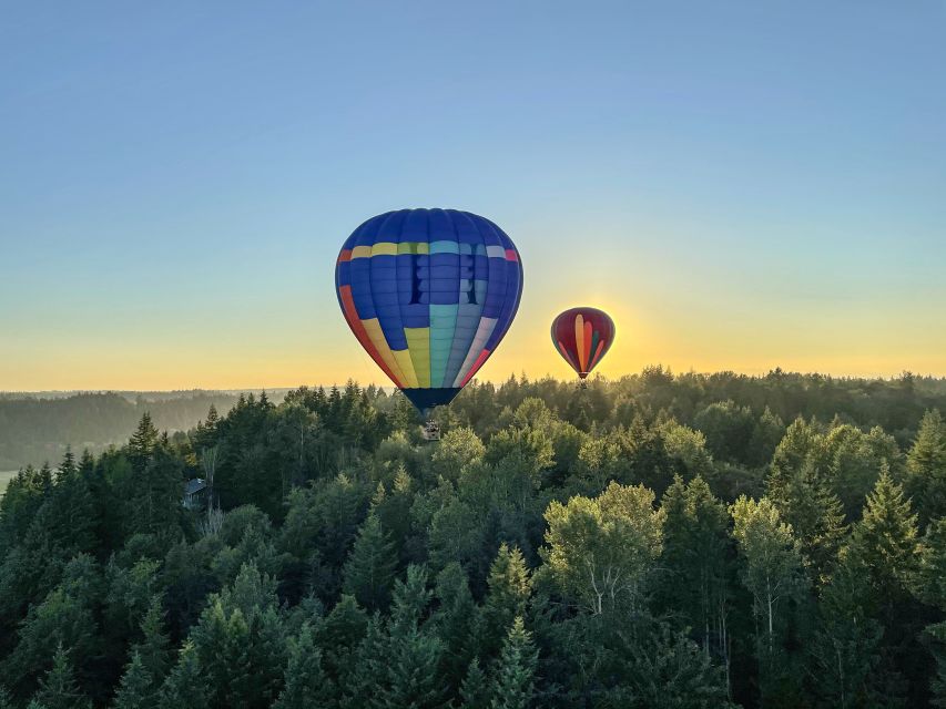 Seattle: Mt. Rainier Sunrise Hot Air Balloon Ride - Rainier Sunrise From Your Basket