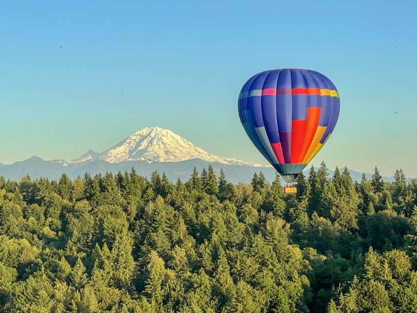 Seattle: Mt. Rainier Sunrise Hot Air Balloon Ride - Champagne Toast, Water, and the Soft Landing Wrap-Up