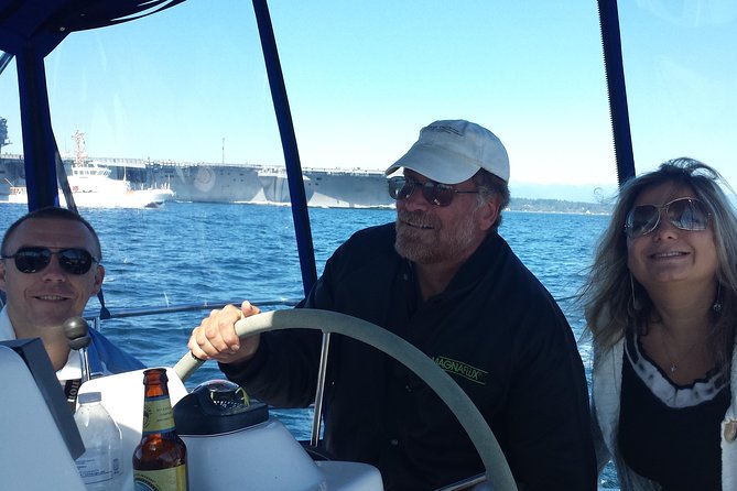 Seattle's Best Private Sailing Adventure on the Puget Sound BYOB! - S/V Kingsley and your captain: the difference private makes