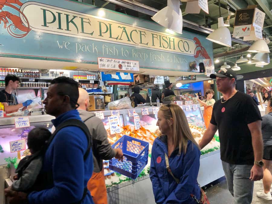 Secret Food Tours: Seattle Pike Place Market - The Food Lineup: Chocolate Cacao Tea, Honey Stick, Cracberries, and More