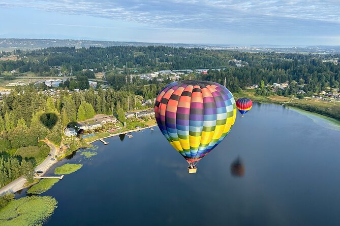 Sky bound Adventures Snohomish Sunrise Hot Air Balloon Ride - After-Flight Celebration and the Pendant Keepsake