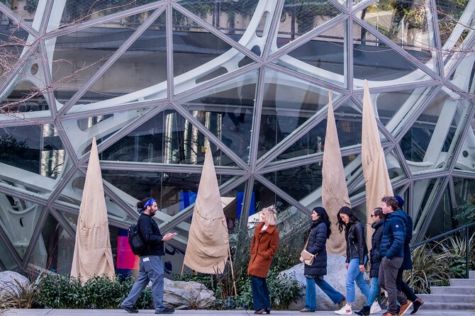 Street Food Tour of South Lake Union- Area of Amazon Spheres - Photo Spots and the Amazon Spheres Outside View