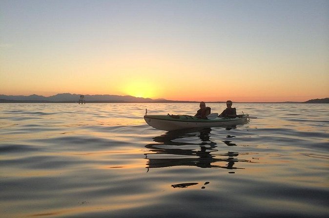 West Seattle Sunset Sea Kayak Tour - The heart of the experience: sunset over the Olympic Mountains