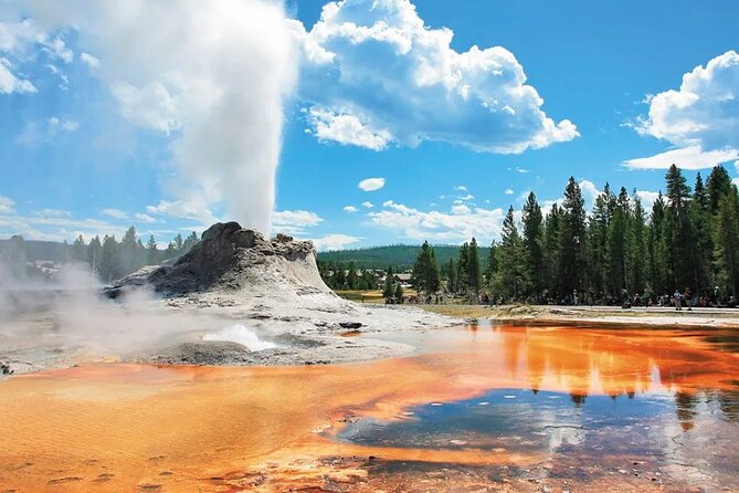 Yellowstone Grand Teton and Coeur d’Alene 5-Day Tour from Seattle - Day 2 at Yellowstone: Paint Pots, Morning Glory, Old Faithful, and Grand Prismatic